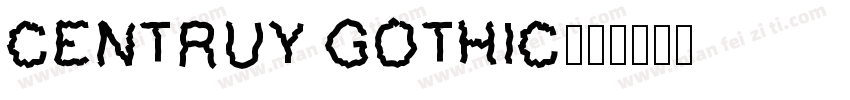 CENTRUY GOTHIC字体转换